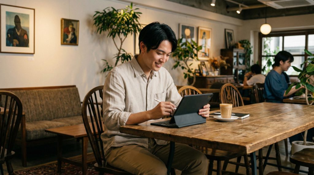 若いノマドワーカー