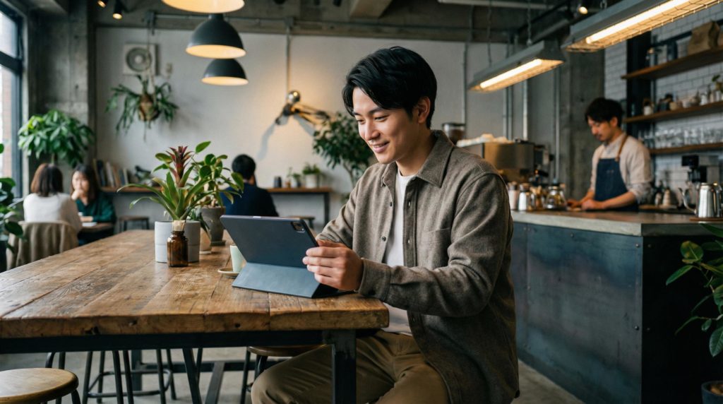 若いノマドワーカー