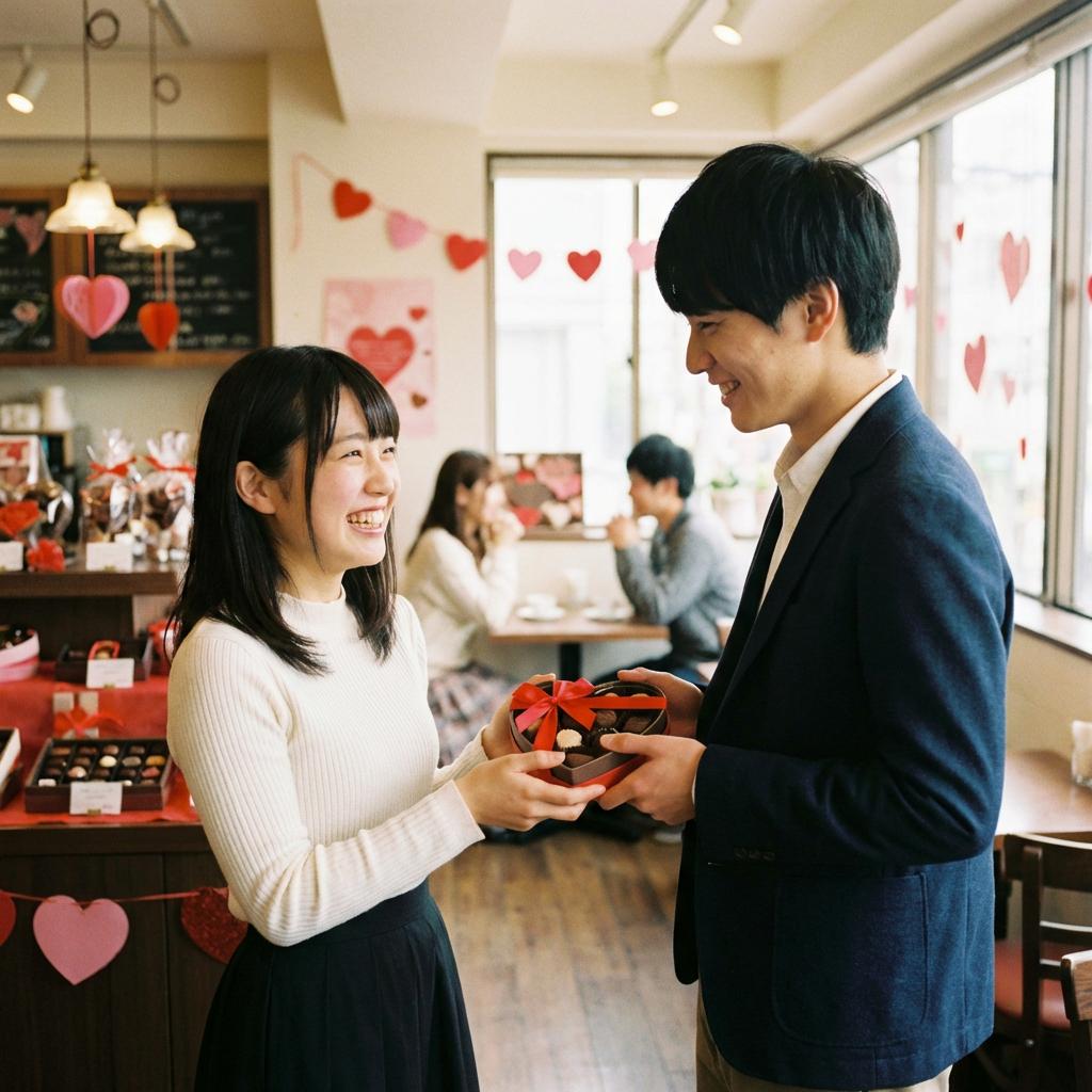 バレンタインデーのカップル