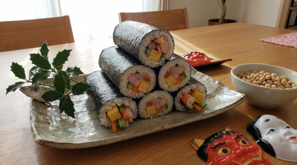 節分、恵方巻イメージ