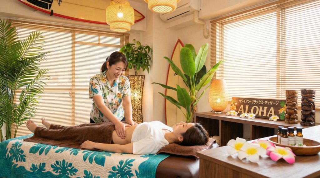 美痩身ダイエットコースを受けている女性